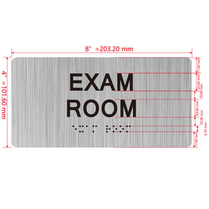 building sign 8X4 inch touch braille sign Braille BUILDING SIGN