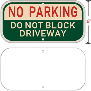 No Parking Driveway Sign No Blocking Driveway Safe Passage Signs