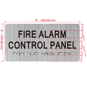 building sign 8X4 inch touch braille sign Braille BUILDING SIGN