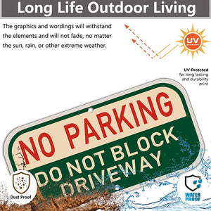No Parking Driveway Sign No Blocking Driveway Safe Passage Signs
