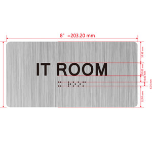 building sign 8X4 inch touch braille sign Braille BUILDING SIGN