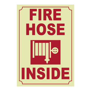 Spanish Bilingual Do not use elevators in case of fire, ladders Luminous fire signs Stickers