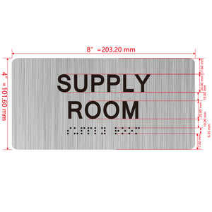 Electrical Cabinet Signs - ADA-compliant utility signs, raised letters, level 2 braille