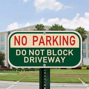 No Parking Driveway Sign No Blocking Driveway Safe Passage Signs