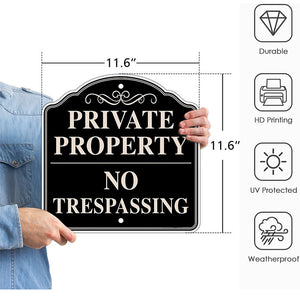 No intrusion signs Traffic reflective signs Road warning Safety signs NO TRESPASSING SIGN