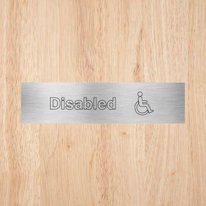 Disabled Toilet Standard Sign