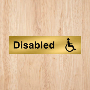 Disabled Toilet Standard Sign