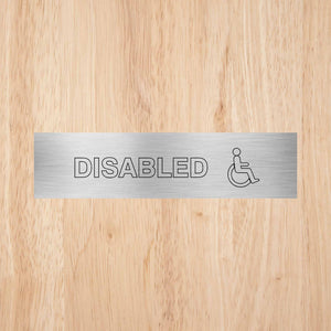 Disabled Toilet Standard Sign | CAPS