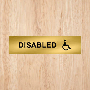 Disabled Toilet Standard Sign | CAPS