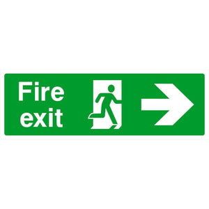 Fire Exit Sign | Right Arrow