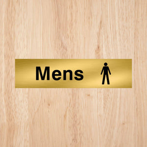 Mens Toilet Standard Sign