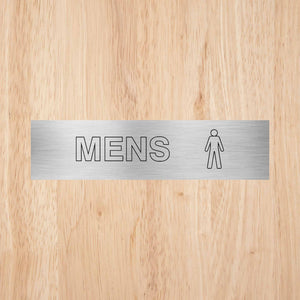 Mens Toilet Standard Sign | CAPS