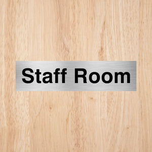 Staff Room Sign