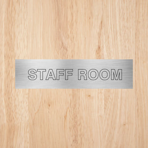 Staff Room Sign | CAPS