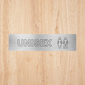 Unisex Toilet Standard Sign | CAPS