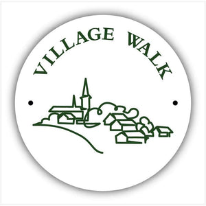 Village Walk Waymarker sign