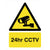 24 Hour CCTV Sign