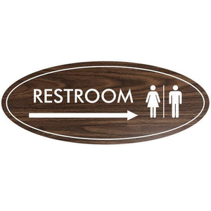 acrylic self-adhesive unisex toilet sign office door number business bathroom toilet sign