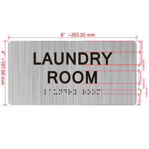 building sign 8X4 inch touch braille sign Braille BUILDING SIGN