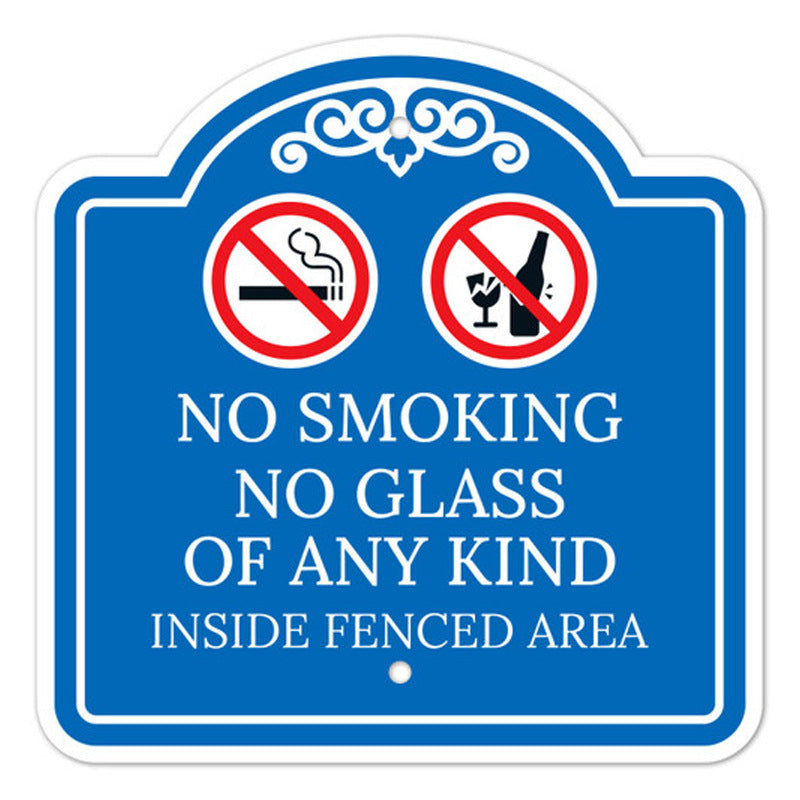 Property Signs Decorative Pool Signs Aluminum Composites Attention NO DIVING Signs