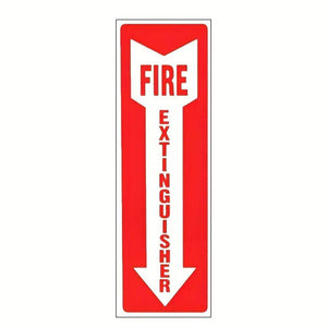 Vinyl Fire Safety Fire Extinguisher Logo Sticker Tip FIRE Sticker