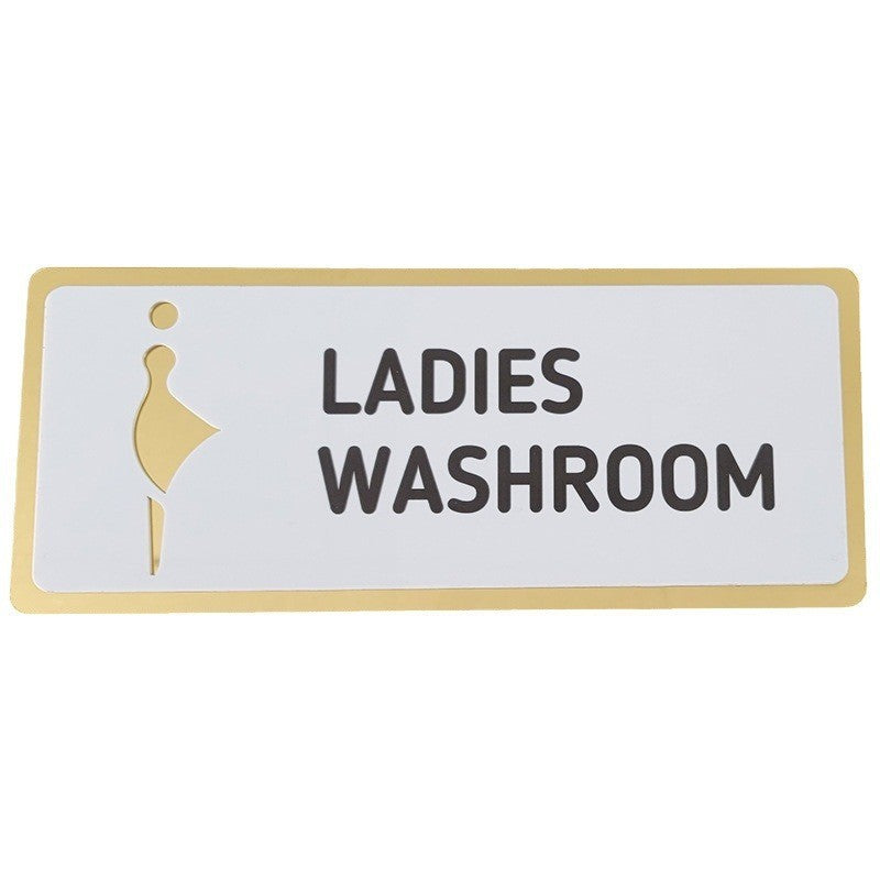 3D three-dimensional hollow men's and women's toilets signage portal sign UV acrylic toilet sign