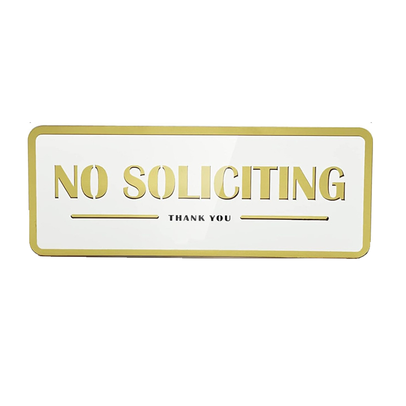 for factory direct sales, metal No Soliciting signs, house signs, family gardens, please do not sell