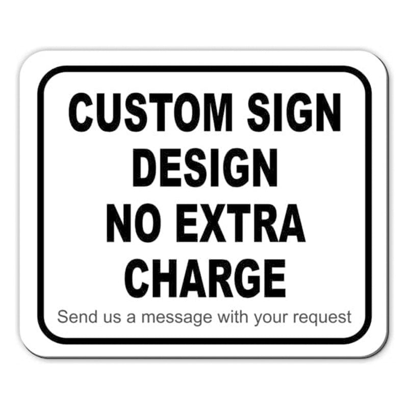 Please put all express packages on the front door Aluminum Composite Sign