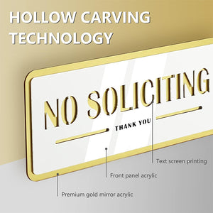 for factory direct sales, metal No Soliciting signs, house signs, family gardens, please do not sell