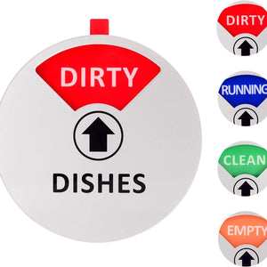 Acrylic dishwasher refrigerator magnet sign dirty clean dirty magnet dishwasher sign