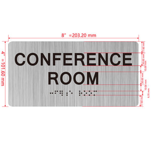 building sign 8X4 inch touch braille sign Braille BUILDING SIGN