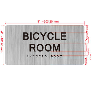 building sign 8X4 inch touch braille sign Braille BUILDING SIGN