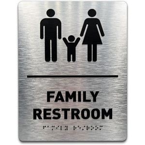 Braille signage Men's and women's toilets Touch MEN WOMEN Braille signage