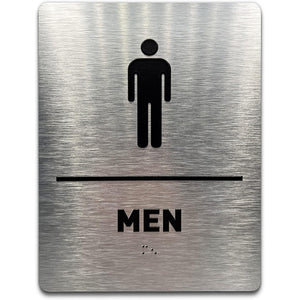 Customized Braille signs Men's and women's toilets Touch bump signs Braille signs