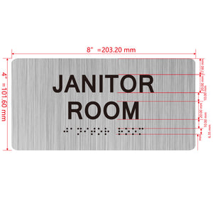 building sign 8X4 inch touch braille sign Braille BUILDING SIGN