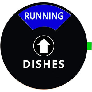 Factory dirty clean magnet dishwasher tableware signs sold to Europe and the United States custom dishwasher signs