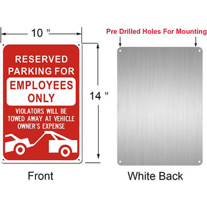 Employee Only Parking Signs Reserved Parking Signs Signs Reserved Parking Signs