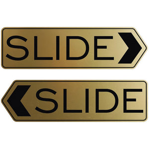 SLIDE DOOR SIGN Sliding door Tip sign Signage Sliding door sign Factory