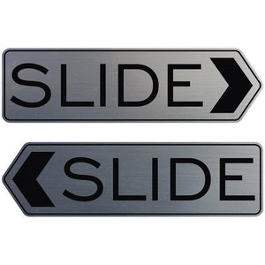 SLIDE DOOR SIGN Sliding door Tip sign Signage Sliding door sign Factory