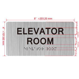 Electrical Cabinet Signs - ADA-compliant utility signs, raised letters, level 2 braille