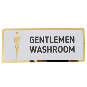3D three-dimensional hollow men's and women's toilets signage portal sign UV acrylic toilet sign