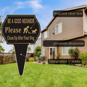 No dog defecation in the yard sign high definition color printing park placard warning sign dog sign