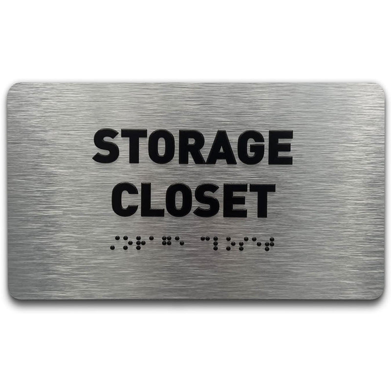 building sign 8X4 inch touch braille sign Braille BUILDING SIGN