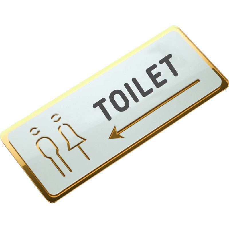 3D three-dimensional hollow men's and women's toilets signage portal sign UV acrylic toilet sign