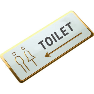3D three-dimensional hollow men's and women's toilets signage portal sign UV acrylic toilet sign