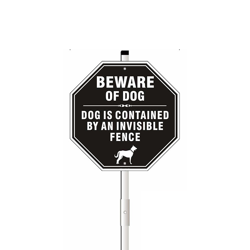 Aluminum Residential Yards with Piles Beware of Dogs Reflective Metal Yard Signs Beware of Dogs