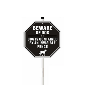 Aluminum Residential Yards with Piles Beware of Dogs Reflective Metal Yard Signs Beware of Dogs