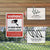 Private Property No Trespass Sign Outdoor Video Surveillance Sign Sign 10 x 7 inches