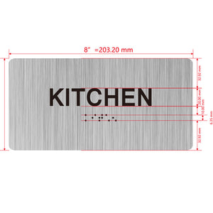 building sign 8X4 inch touch braille sign Braille BUILDING SIGN