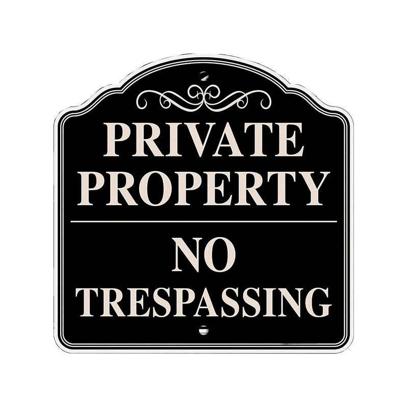 No intrusion signs Traffic reflective signs Road warning Safety signs NO TRESPASSING SIGN